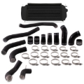 Picture of Mishimoto 2017+ Ford F150 3.5L EcoBoost Performance Intercooler Kit - Black Cooler Black Pipes
