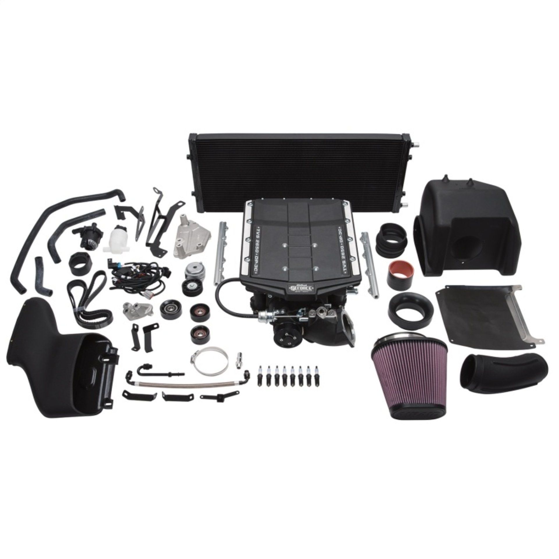 Picture of Edelbrock Stg 1 SC #158360 For 2018 Ford F-150 Coyote Gen III 5.0L W/O Tune