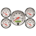 Picture of Autometer Arctic White 5 Pc Kit Box w/ Elec KMH Speedo, Elec Oil Press, Water Temp, Volt, Fuel Level