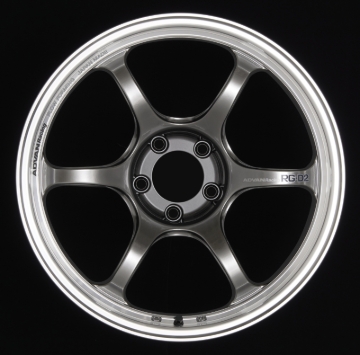Picture of Advan RG-D2 17x9.0 +45 5x114.3 Machining and Racing Hyper Black Wheel