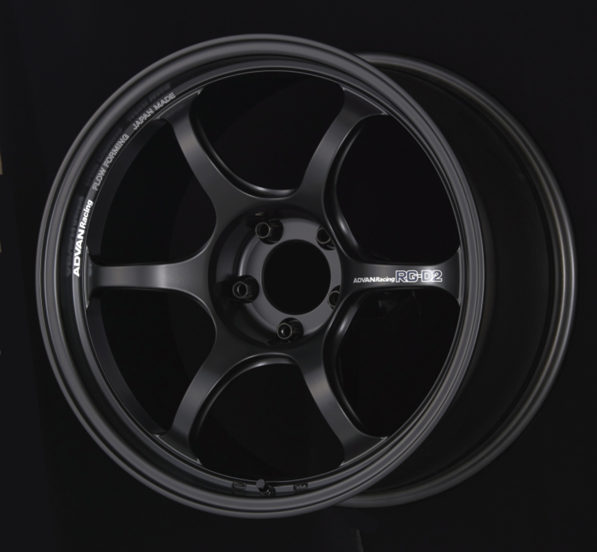 Picture of Advan RG-D2 15x6 +45 4x100 Semi Gloss Black Wheel