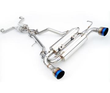 Picture of Invidia 09+ FX35 2/4WD Gemini Rolled Stainless Steel Tip Cat-back Exhaust