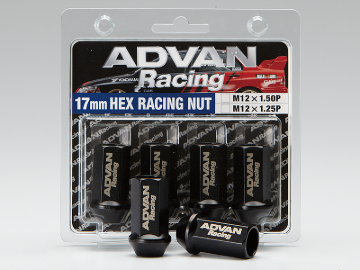 Picture of Advan Lug Nut 12X1.25 (Black) - 4 Pack