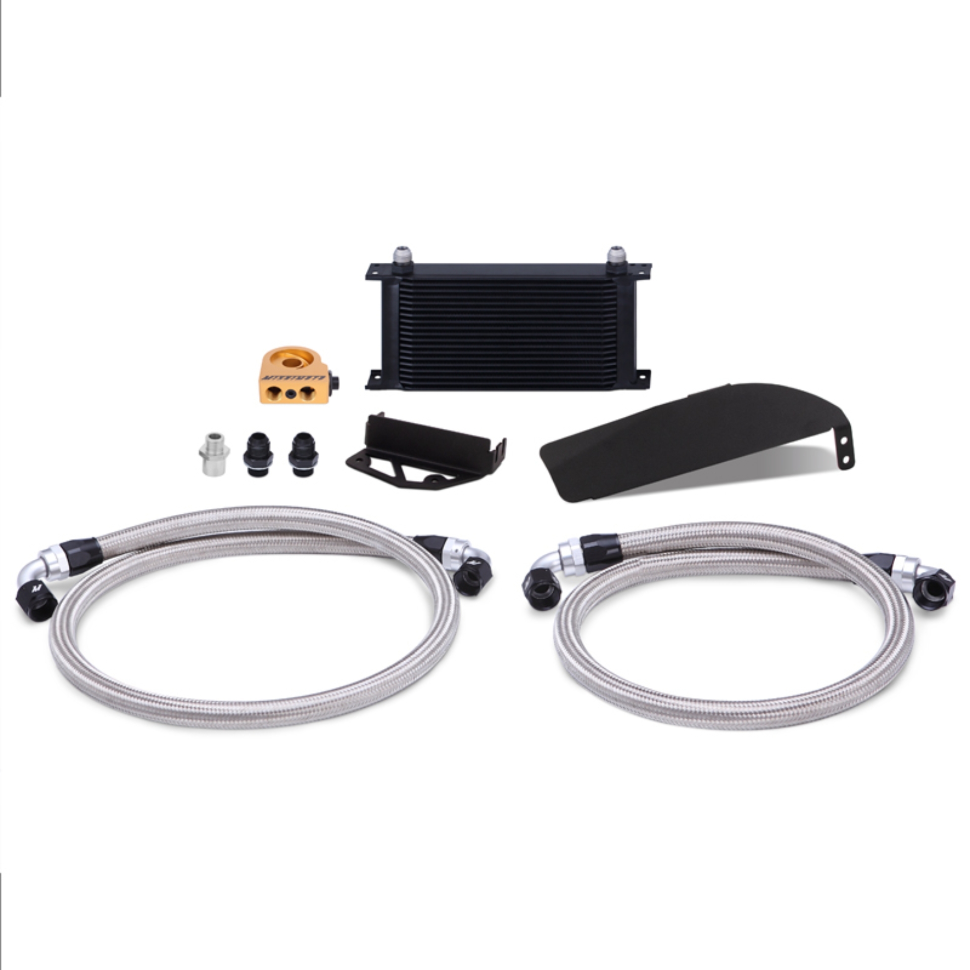 Picture of Mishimoto 2017+ Honda Civic Type R Direct Fit Oil Cooler Kit - Black