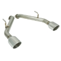 Picture of Remark 2014+ Infiniti Q50 Axle Back Exhaust w/Stainless Steel Double Wall Tip