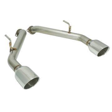 Picture of Remark 2014+ Infiniti Q50 Axle Back Exhaust w/Stainless Steel Double Wall Tip