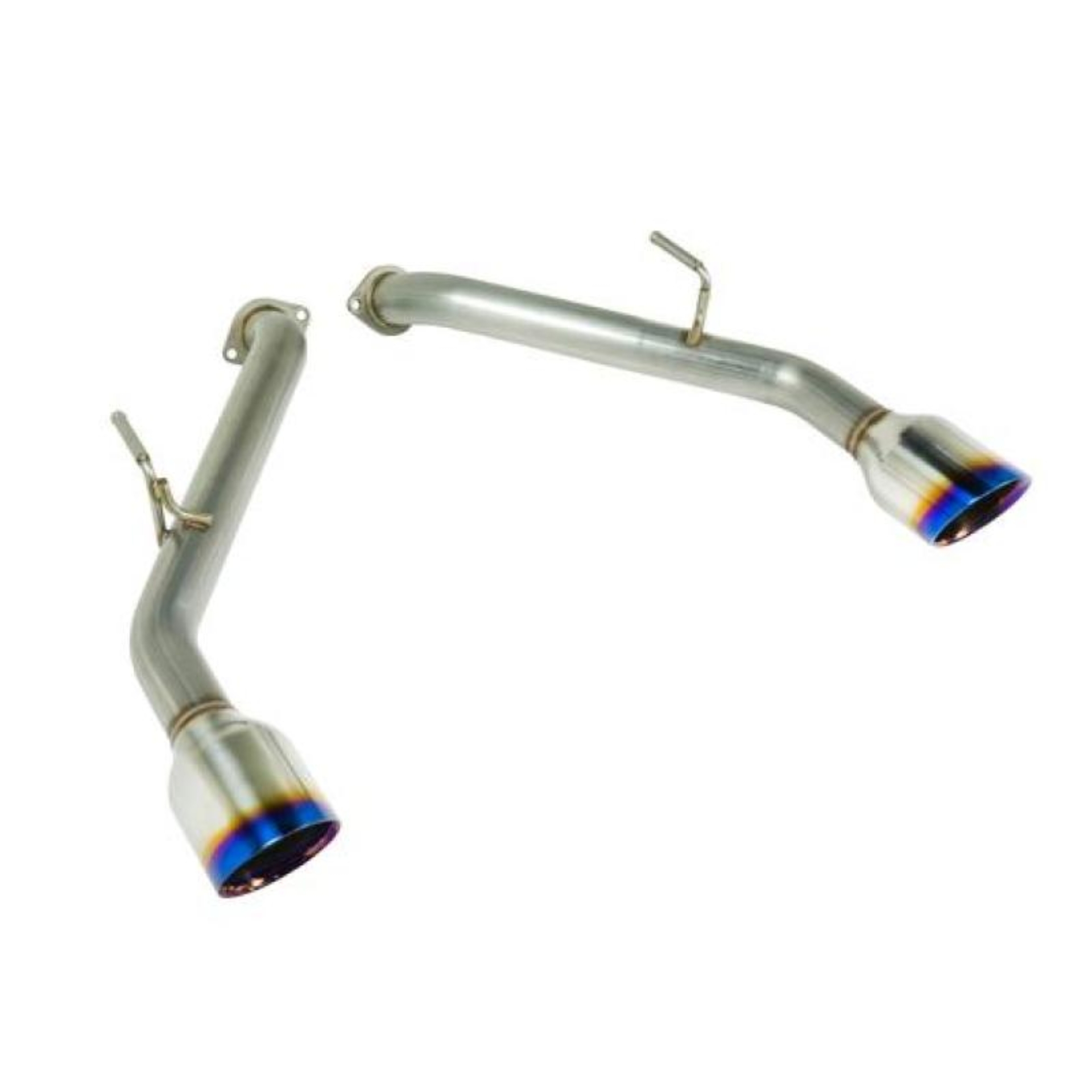Picture of Remark 2014+ Infiniti Q50 Axle Back Exhaust w/Burnt Stainless Double Wall Tip