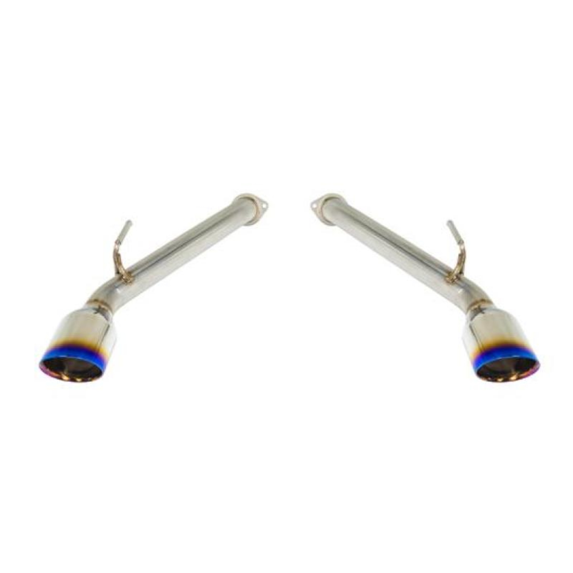Picture of Remark 2017+ Infiniti Q60 Axle Back Exhaust w/Burnt Stainless Double Wall Tip