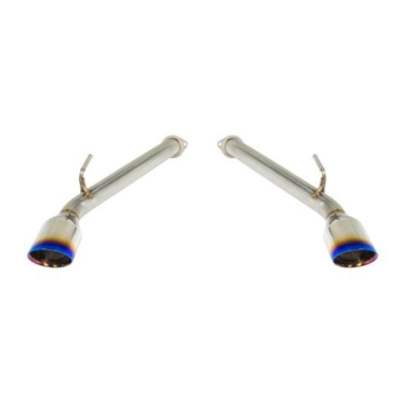 Picture of Remark 2017+ Infiniti Q60 Axle Back Exhaust w/Burnt Stainless Double Wall Tip