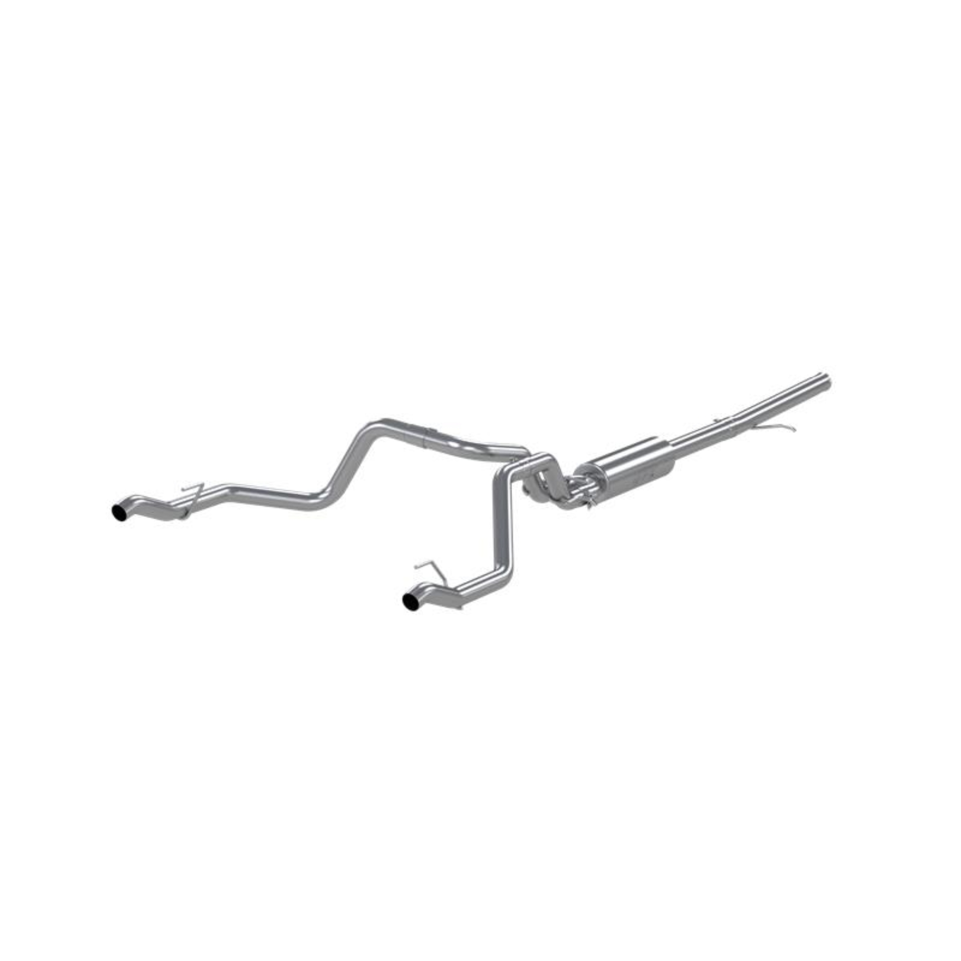 Picture of MBRP 2019 Chevrolet Silverado 1500 4.3L/5.3L 2.5in Cat Back Dual Rear Exit - Aluminized
