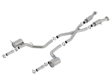 Picture of Borla 2018+ Jeep Grand Cherokee TrackHawk 6.2L V8 AWD 3in S-Type CatBack Exhaust (Uses Factory Tips)