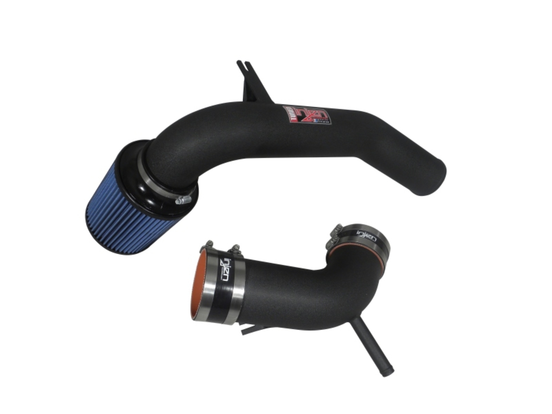 Picture of Injen 03-08 Dodge Ram 5.7L V8 Hemi Wrinkle Black Power-Flow Air Intake System