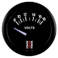 Picture of Autometer Stack Instruments 52mm 8-18V Electric Battery Voltage Gauge - Black