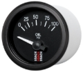 Picture of Autometer Stack Instruments 52mm 0-100 PSI 1/8in NPTF Electronic Oil Pressure Gauge - Black