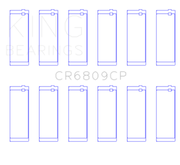 Picture of King Alpha Romeo AR 01928 / AR 06430 / AR 64102 / AR 64101 / AR 06120 / AR 01932 Rod Bearing Set