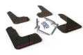 Picture of Rally Armor RAL UR Blk Flap/Rd Logo Mud Flaps - MF51-UR-BLK/RD
