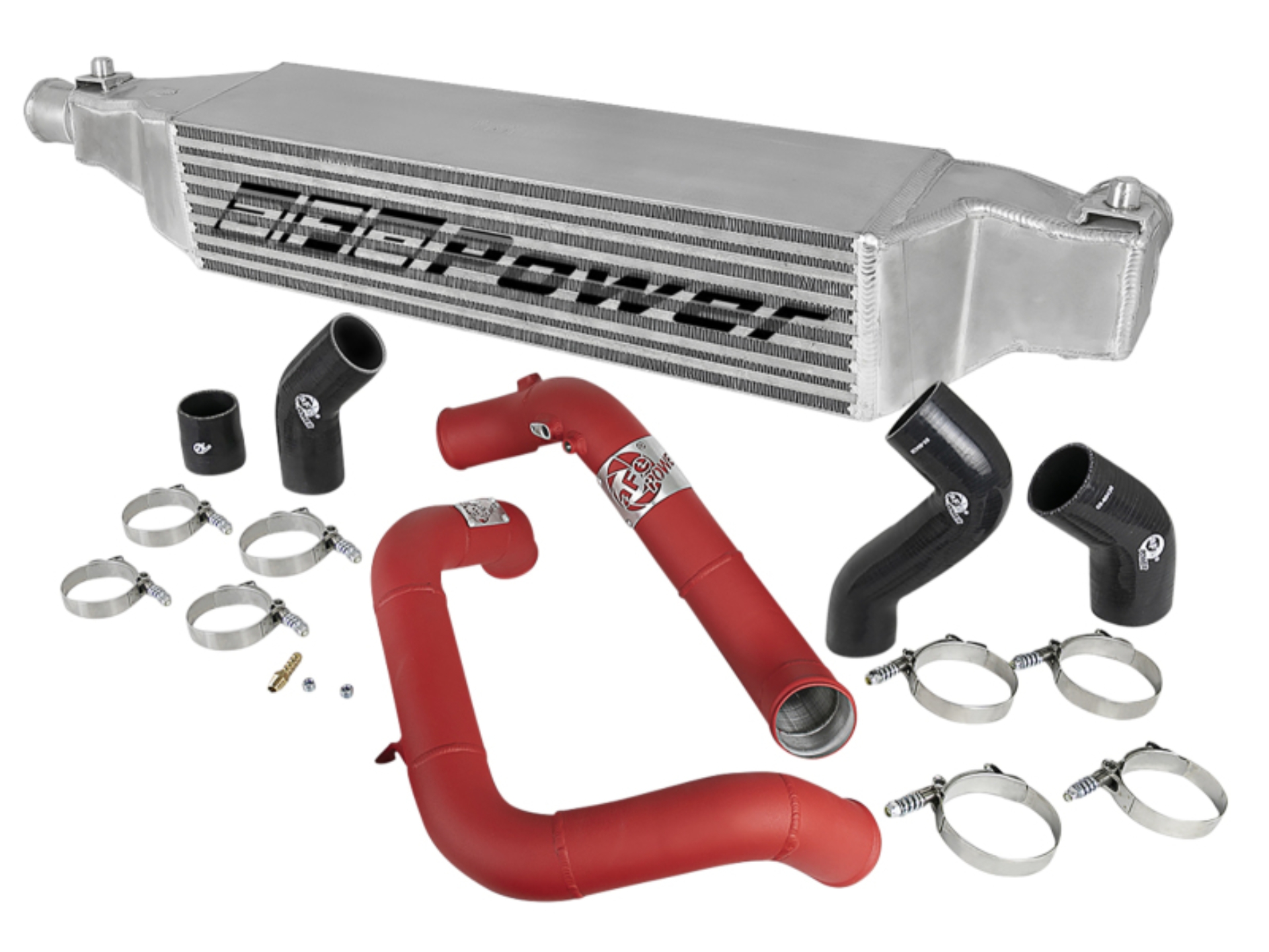 Picture of aFe BladeRunner GT Series Intercooler Package w/Tubes Red 16-18 Honda Civic I4-1.5L (t)