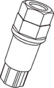 Picture of Project Kics Key Adapter for Monolith M14 Nut - Key