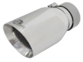 Picture of aFe MACH Force-Xp Univ 304 SS Double-Wall Clamp-On Exhaust Tip - Polished - 3in Inlet - 4.5in Outlet