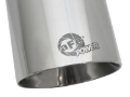 Picture of aFe MACH Force-Xp Univ 304 SS Double-Wall Clamp-On Exhaust Tip - Polished - 3in Inlet - 4.5in Outlet