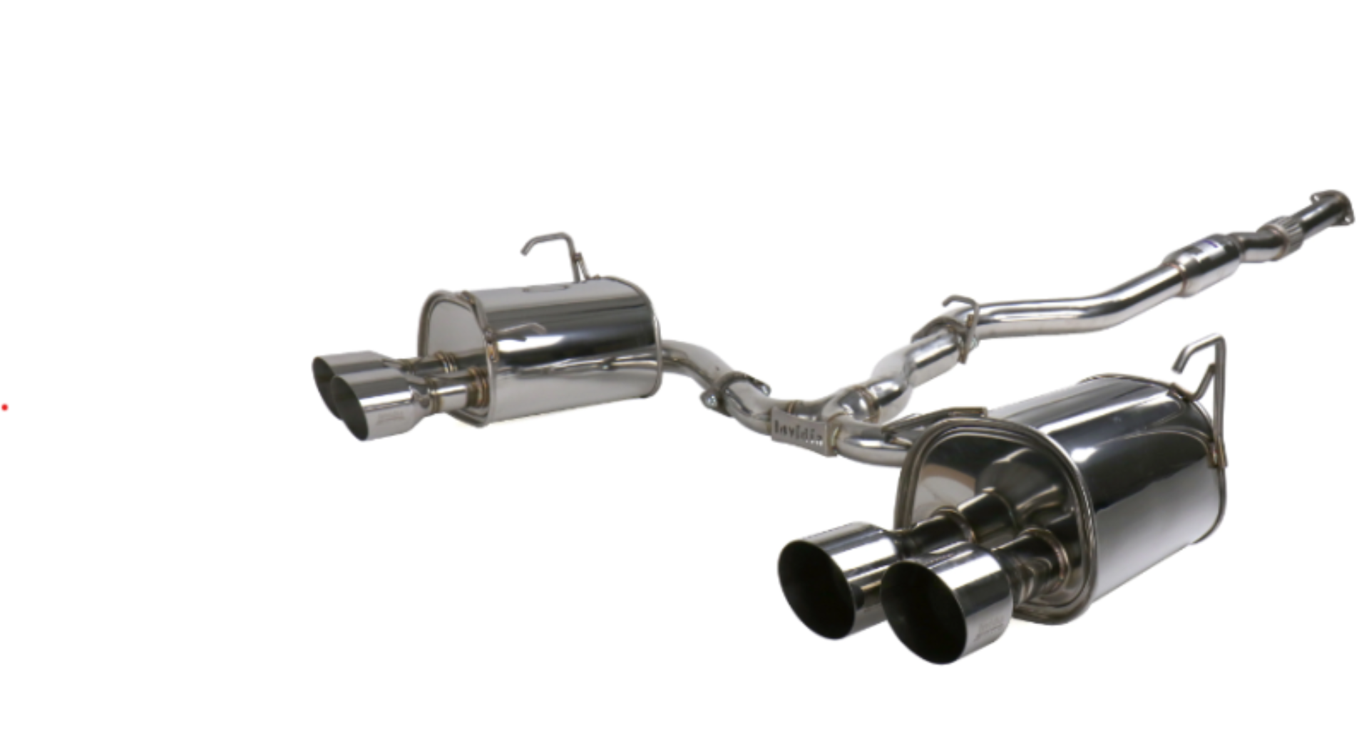 Picture of Invidia 15+ Subaru STI 4Dr Q300 Single Layer Stainless Steel Quad Tip Cat-Back Exhaust