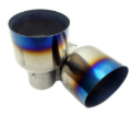 Picture of Invidia 15+ Subaru STI 4Dr Q300 Single Layer Titanium Burnt Quad Tip Cat-Back Exhaust