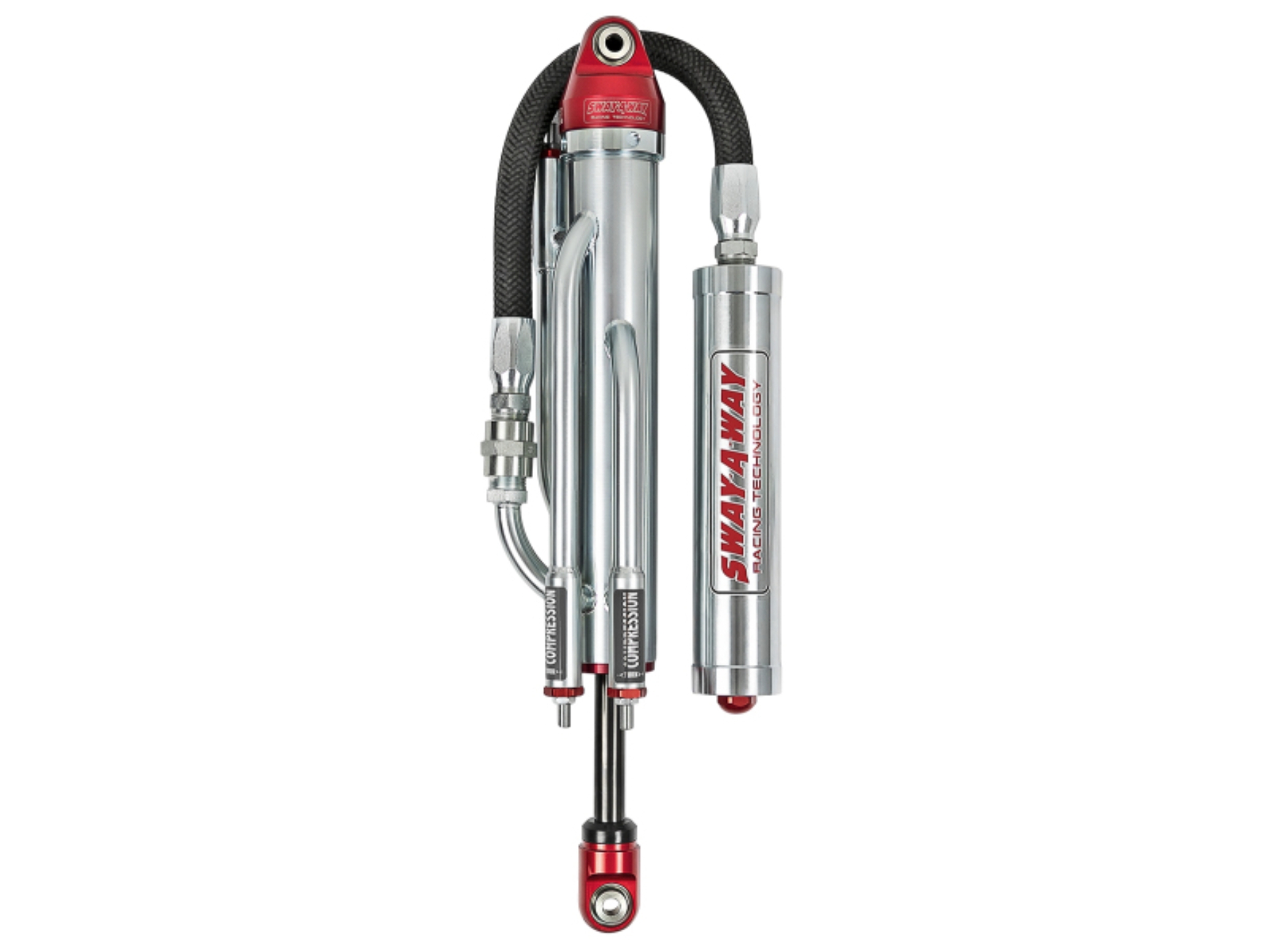 Picture of aFe Sway-A-Way 2.5in Bypass Shock 3-Tube w/ Remote Reservoir Left Side - 10in Stroke