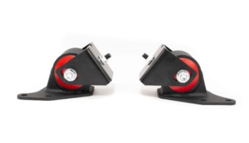 Picture of Innovative 90-93 Mazda Miata NA 1.6L Black Steel Replacement Mounts 75A Bushings (No Trans Mount)