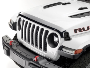Picture of WeatherTech 2018+ Jeep Wrangler / Wrangler Unlimited Raptor Hood Protector - Black