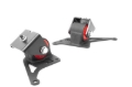 Picture of Innovative 01-05 Mazda Miata NB 1.8L Black Steel Replacement Mounts 60A Bushings (No Trans Mount)