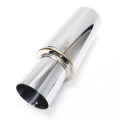 Picture of BLOX Racing 63.5mm N1 304 SS Universal Exhaust Muffler w/ Angled Tip