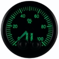 Picture of Autometer Stack Instruments Pro Control 52mm 0-100 PSI Oil Pressure Gauge - Black (1/8in NPTF Male)
