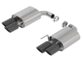 Picture of Borla 18-19 Ford Mustang GT 5.0L 2.5in S-Type Exhaust w/o Valves (Rear Section Only) - Black Chrome