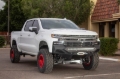Picture of Addictive Desert Designs 2019 Chevrolet Silverado 1500 SF Front Bumper w/ Winch Mount&Sensor Cutout