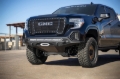 Picture of Addictive Desert Designs 2019 GMC Sierra 1500 SF Front Bumper w/ Winch Mount & Sensor Cutout