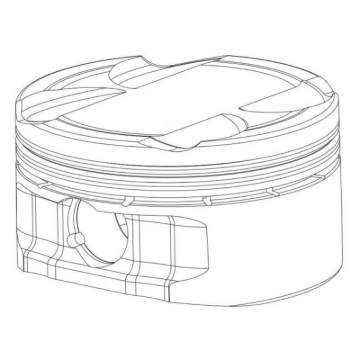 Picture of CP Piston 3.571in Bore 1.5mm Top Ring 1.5mm 2nd Ring 3.0mm Oil Ring Set (Single Cylinder)