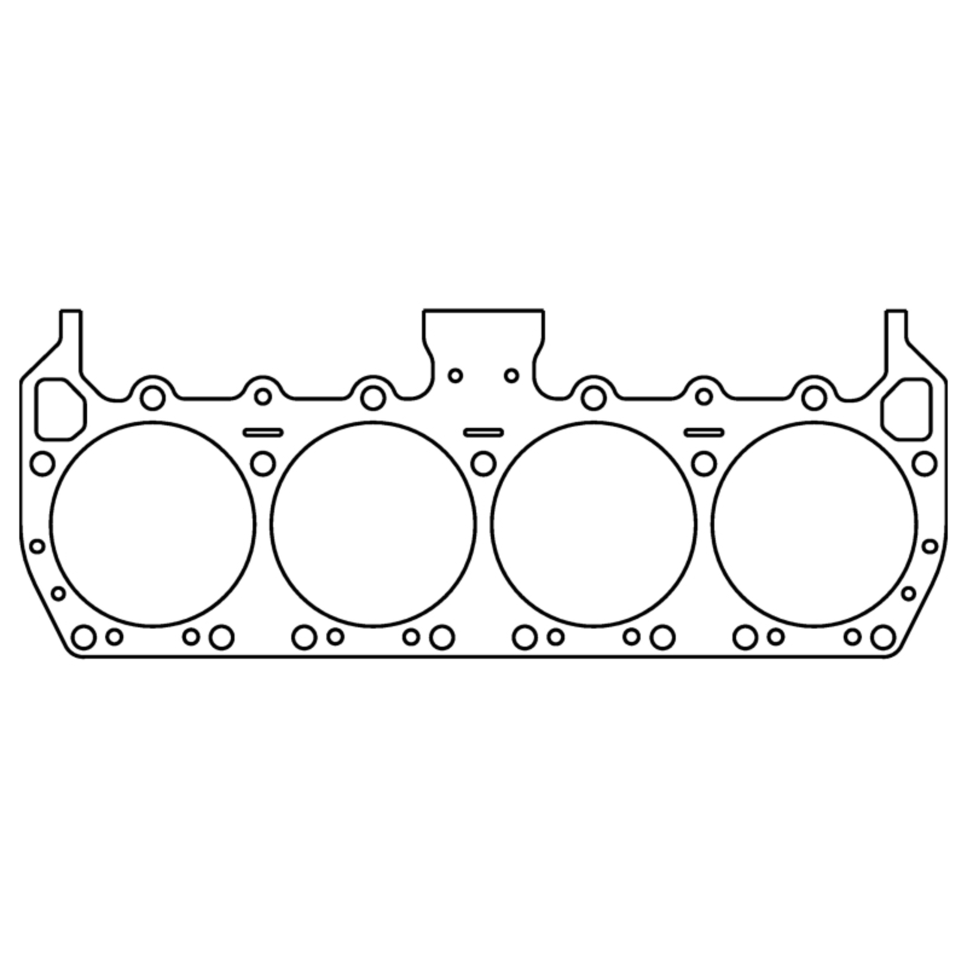 Picture of Cometic Chrysler 361/383/413/440 4.400in Bore 0.043in Copper Round Bore Head Gasket