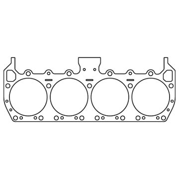 Picture of Cometic Chrysler 361/383/413/440 4.400in Bore 0.043in Copper Round Bore Head Gasket