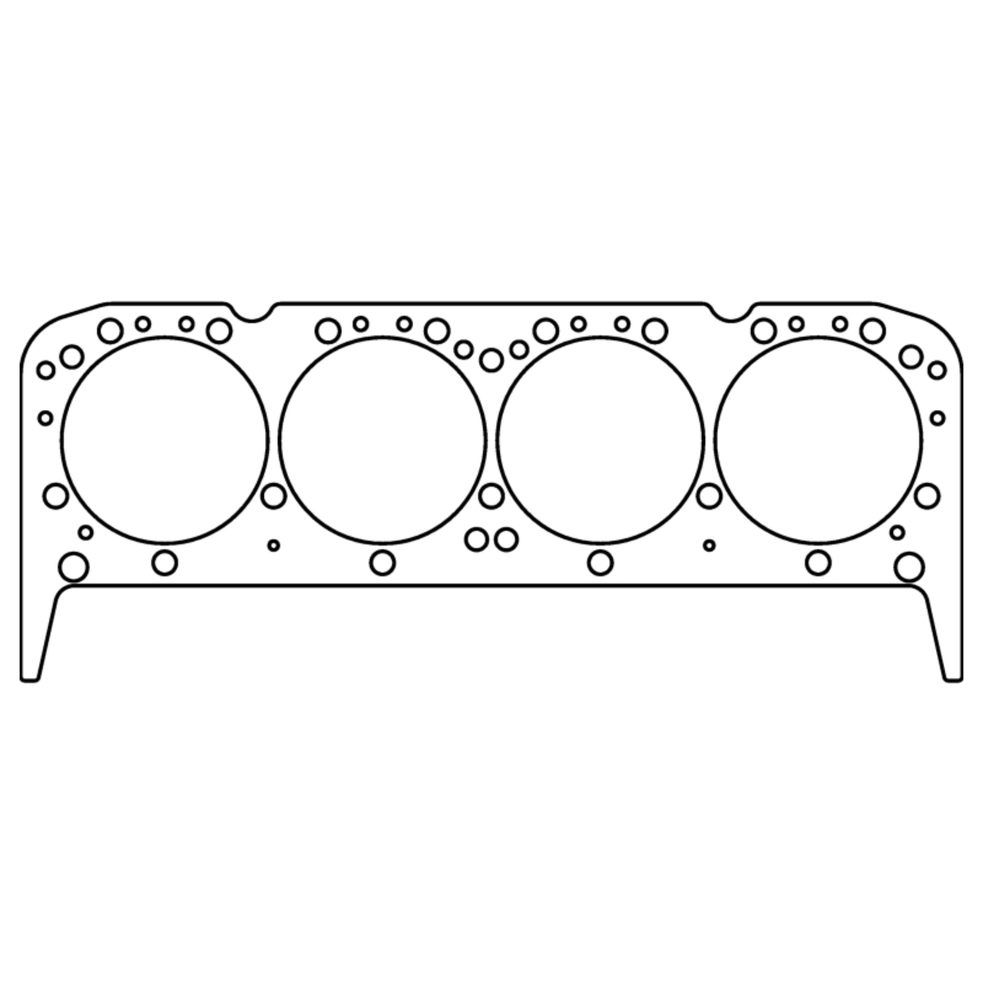 Picture of Cometic Chevy Small Block 4.165in Bore 0.043in Copper Head Gasket (No Steam Holes)