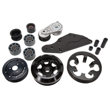 Picture of Edelbrock Belt Conversion Kit #15879 For 13-20 Ford Mustang GT Coyote 5.0L 8-Rib