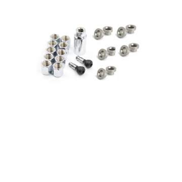 Picture of Race Star 5/8in Stud Lug Hole Insert w/ 5/8in Open 60 Deg Conical Seat Lugs (Set of 10)