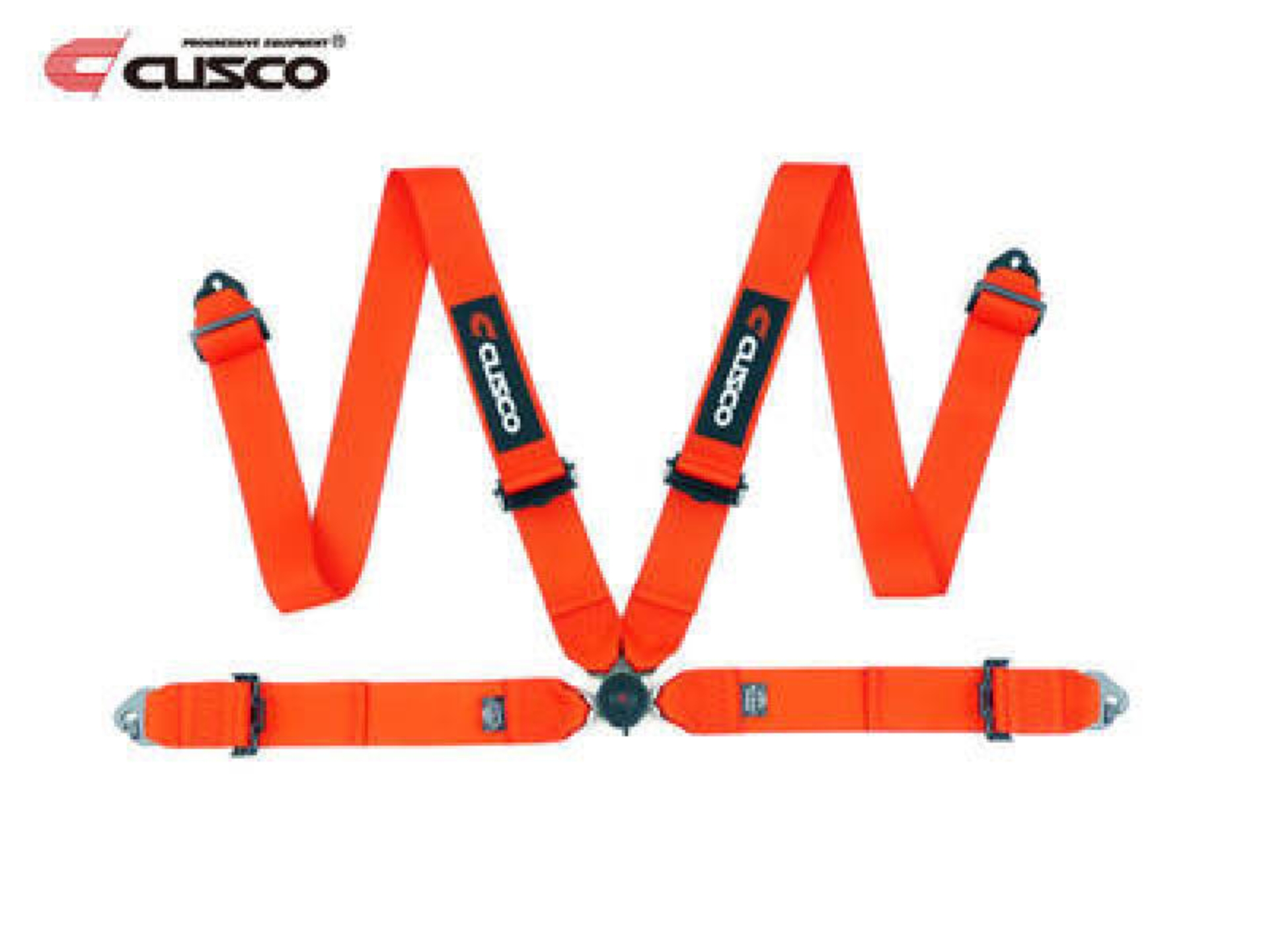 Picture of Cusco Universal 4 Point 3in Width Racing Harness - Red