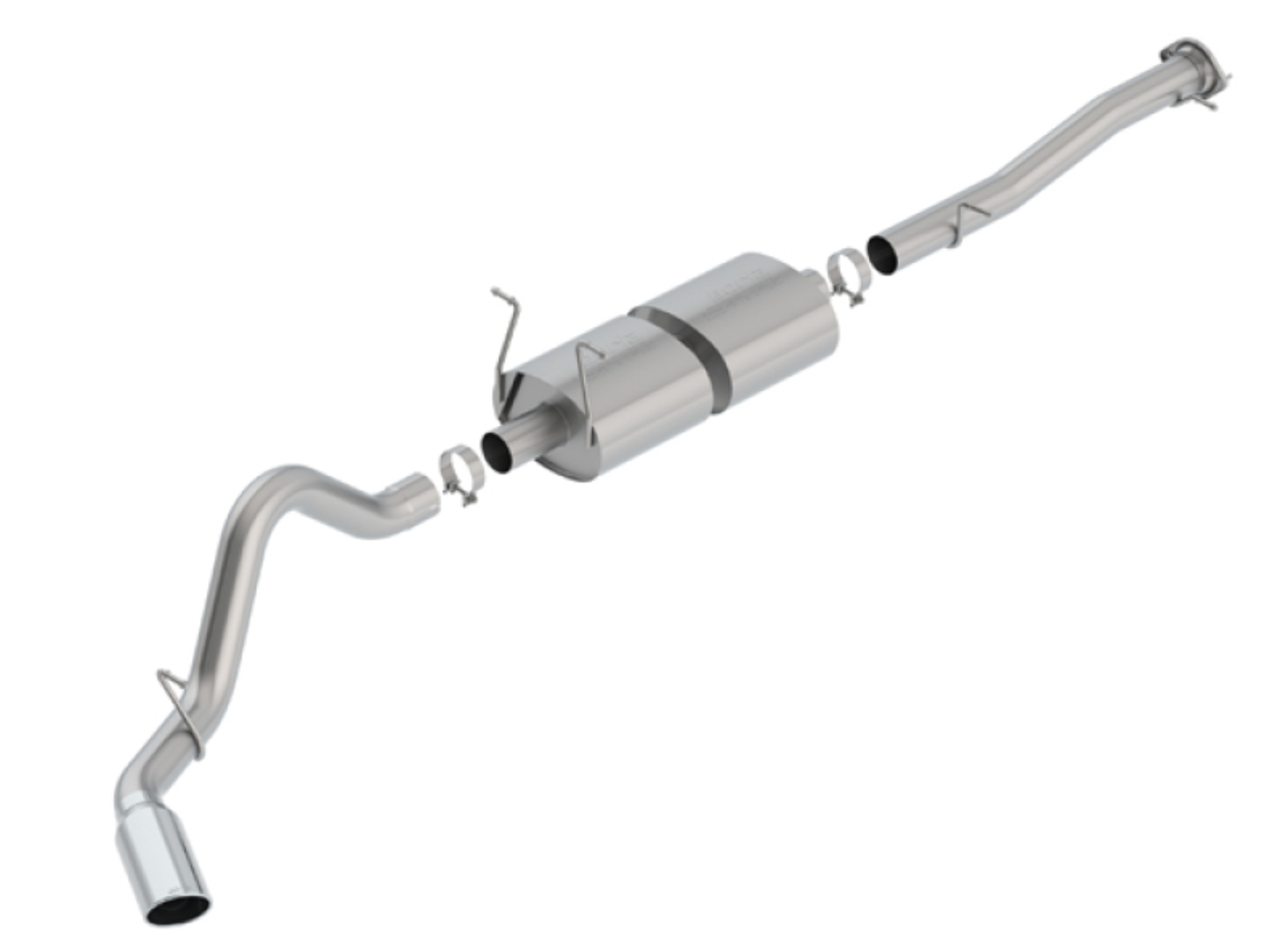 Picture of Borla 15-19 Chevy Silverado 2500 6.0L CC/STD Bed/153.7in WB S-Type Catback Exhaust