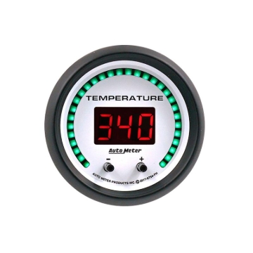 Picture of Autometer 52.4mm White Switchable 60-340 Degrees F / 40-170 Degrees C Phantom Elite Digital Gauge