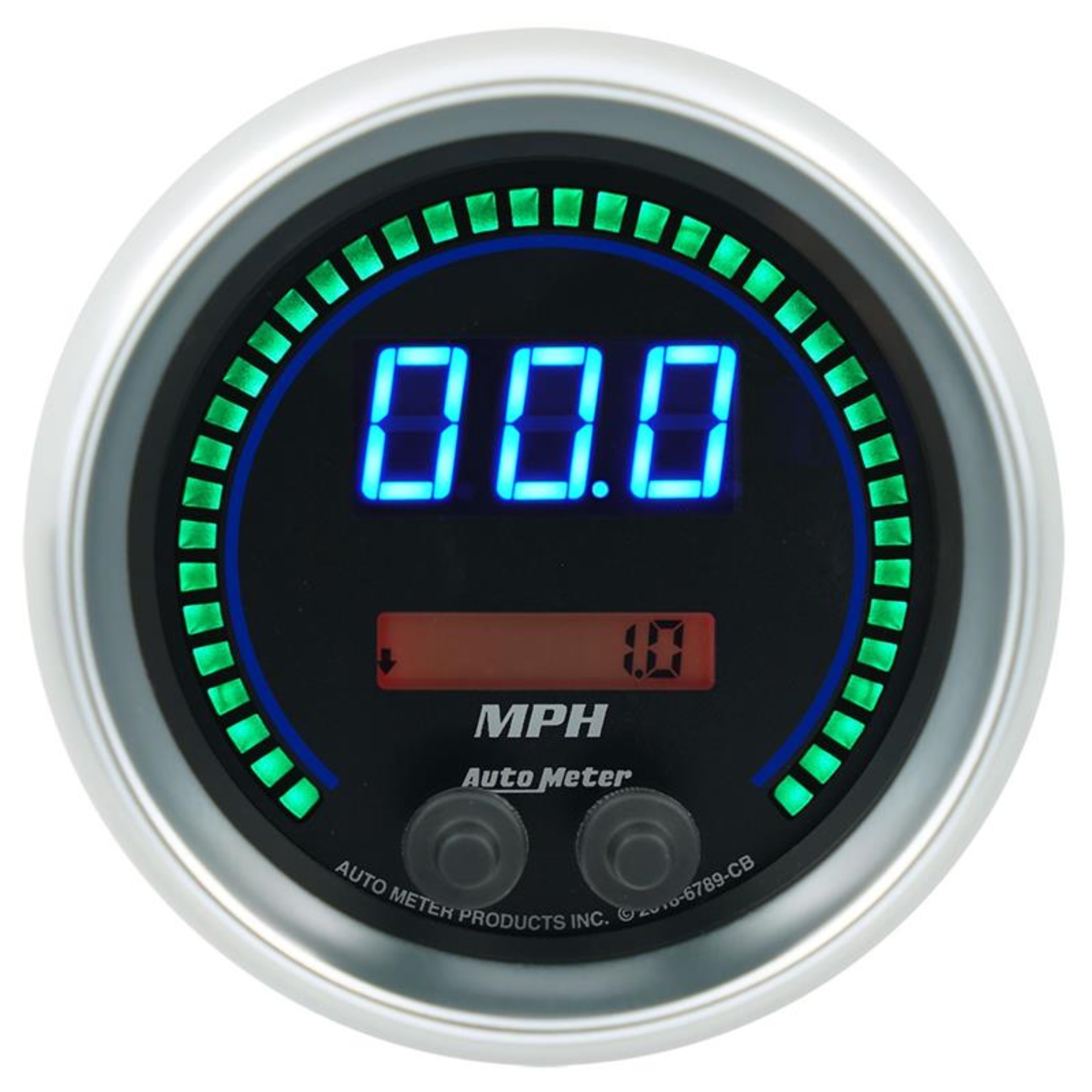 Picture of Autometer 85.7mm Black Switchable 260 MPH / 260 KM/H Speedometer Cobalt Elite Digital Gauge