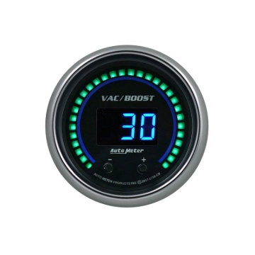 Picture of Autometer 52.4mm Black Switchable 0-1600 PSI / 0-110 BAR Vacuum/Boost Cobalt Elite Digital Gauge