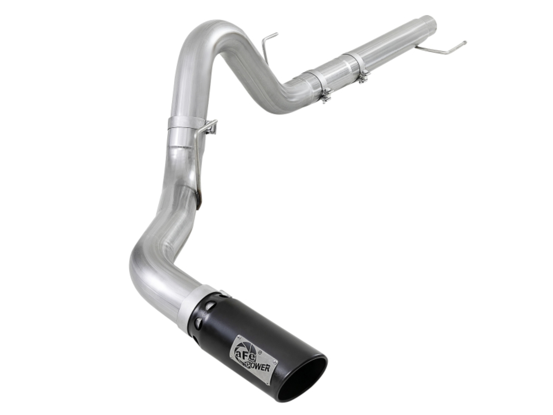 Picture of aFe Atlas 4in Aluminized Steel DPF-Back Exh 18-19 Ford F-150 V6-3.0L (td) w/ Black Tip