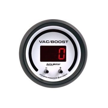 Picture of Autometer 52.4mm White Switchable 0-1600 PSI / 0-110 BAR Vacuum/Boost Phantom Elite Digital Gauge
