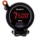Picture of Autometer 52.4mm Black Switchable 0-100 Fuel Level / 8-18V Voltmeter Sport-Comp Elite Digital Gauge