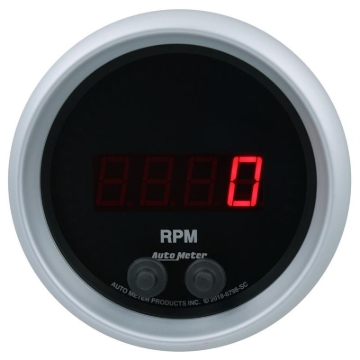 Picture of Autometer 85.7mm Black 0-16K RPM Tachometer Sport-Comp Elite Digital Gauge